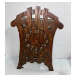 Mission Oak Shelf Clock