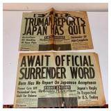 WW II Newspapers