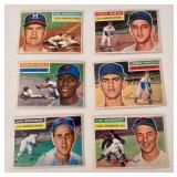 Large Group of 1956 Topps Baseball Cards