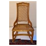 Cane Back Rocker