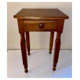 Cherry One Drawer Stand