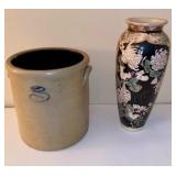 Crock & Vase