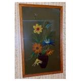 Framed Floral Print