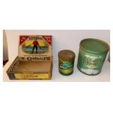 Cigar Box & Advertising tins