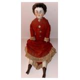 Porcelain Headed Doll