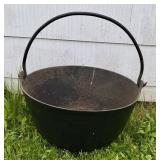 Large Footed Iron kettle
