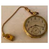 Hamilton Pocket Watch w/ Chain