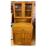 Small Chestnut Step Back Cupboard