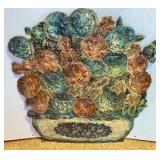 Hand Painted Floral Sign Piece