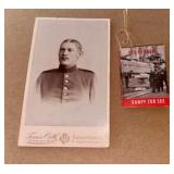 Cabinet Card & German Naval Book