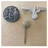 Nazi Rally Pins