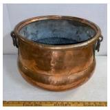 Large Polished Copper Pot