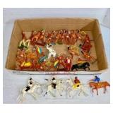 Lead Cowboy & Indian figures