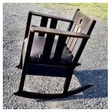 Mission Oak Cube Rocking Chair