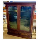 Walnut Victorain Bookcase