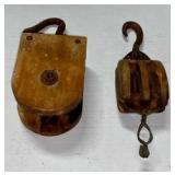 Wooden Pullies