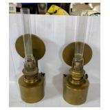 Pair of oil Lamps