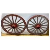Pair of Wagon Wheels