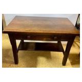 Mission Oak Library Table