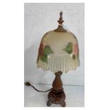 Reverse Painted Lamp