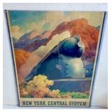 NY Central Rail Road Poster