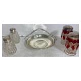 Sterling Dish & Sterling Top Shakers