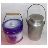 Salt Crock & Milk Pail