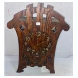 Mission Oak clock