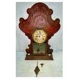 Oak Gingerbread Clock