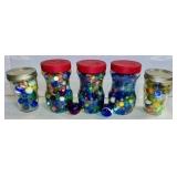 Lots of Vintage Marbles-sold by the jar
