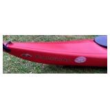 Markings on the side of Kayak