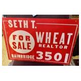 Vintage Real Estate Sign