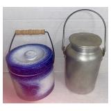 Salt Crock & Milk Pail
