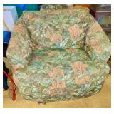 Floral Upholstered Chair