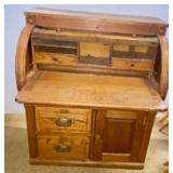 Barrel Roll Desk- Open