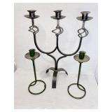Iron Candlesticks