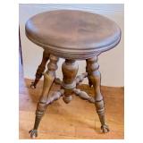Ball & Claw Piano Stool