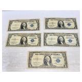 5 Silver Certificates