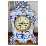 French Porcelain Clock