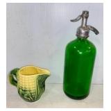 Seltzer Dispenser & Corn Pitcher