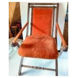 Folding Victorian Rocking chair