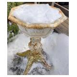 Cast Iron Pedestal Garden Urn