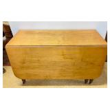 Cherry, Drop Leaf, Gate Leg Table