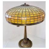 Signed Tiffany Studios Lamp