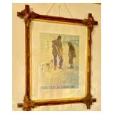 Framed Advertisement