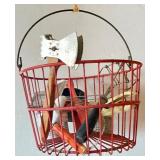 Egg Basket w/ Kitchenware