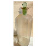Vintage Bottle w/ Ground Stopper