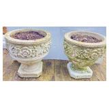 Pair of Concrete Planters
