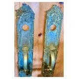 Vintage Brass Door Plates