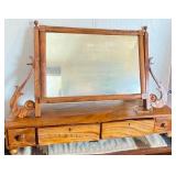 Shaving Mirror w/ Drawers